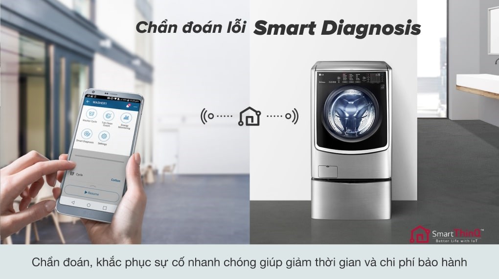 Máy giặt LG TWINWash Inverter F2721HTTV & T2735NWLV